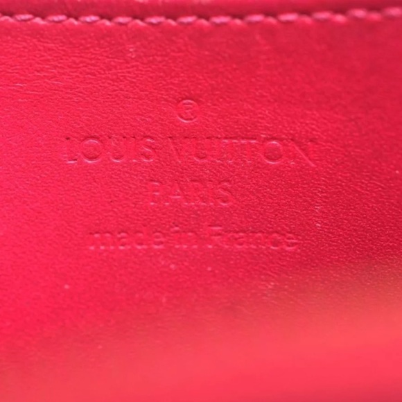 ♥️Louis Vuitton Pink Floral Vernis Ikat Flower Zippy Coin Purse/Wallet| PRELOVED - Picture 12 of 16